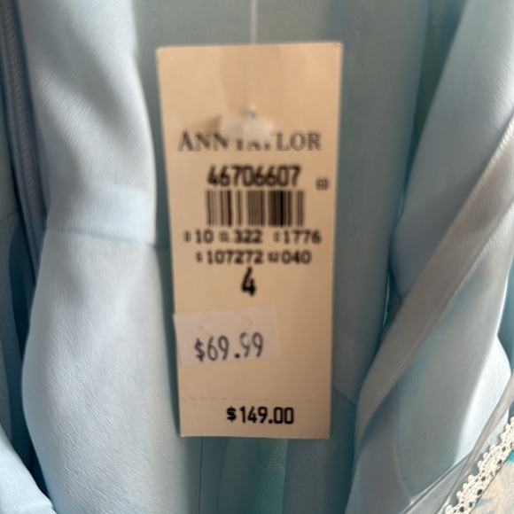 Ann Taylor floral dress sleeveless strap dress - Picture 3 of 9